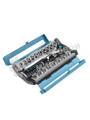Набор торцевых Gross 14144 головок, трещотка 120 зубьев, 36 предметов