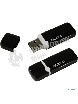 Флешка USB QUMO 64Gb USB 2.0 Optiva 02 Black, цвет корпуса черный (QM64GUD-OP2-black)