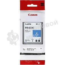 Картридж струйный Canon Pigment Ink PFI-030 Cyan голубой (55 мл) для Canon imagePROGRAF TM-240, TM-340
