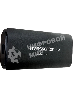 Внешний SSD Patriot Transporter, 4TB, USB 3.2 Gen 2 Type-A/Type-C, R/W 1000/1000, черный