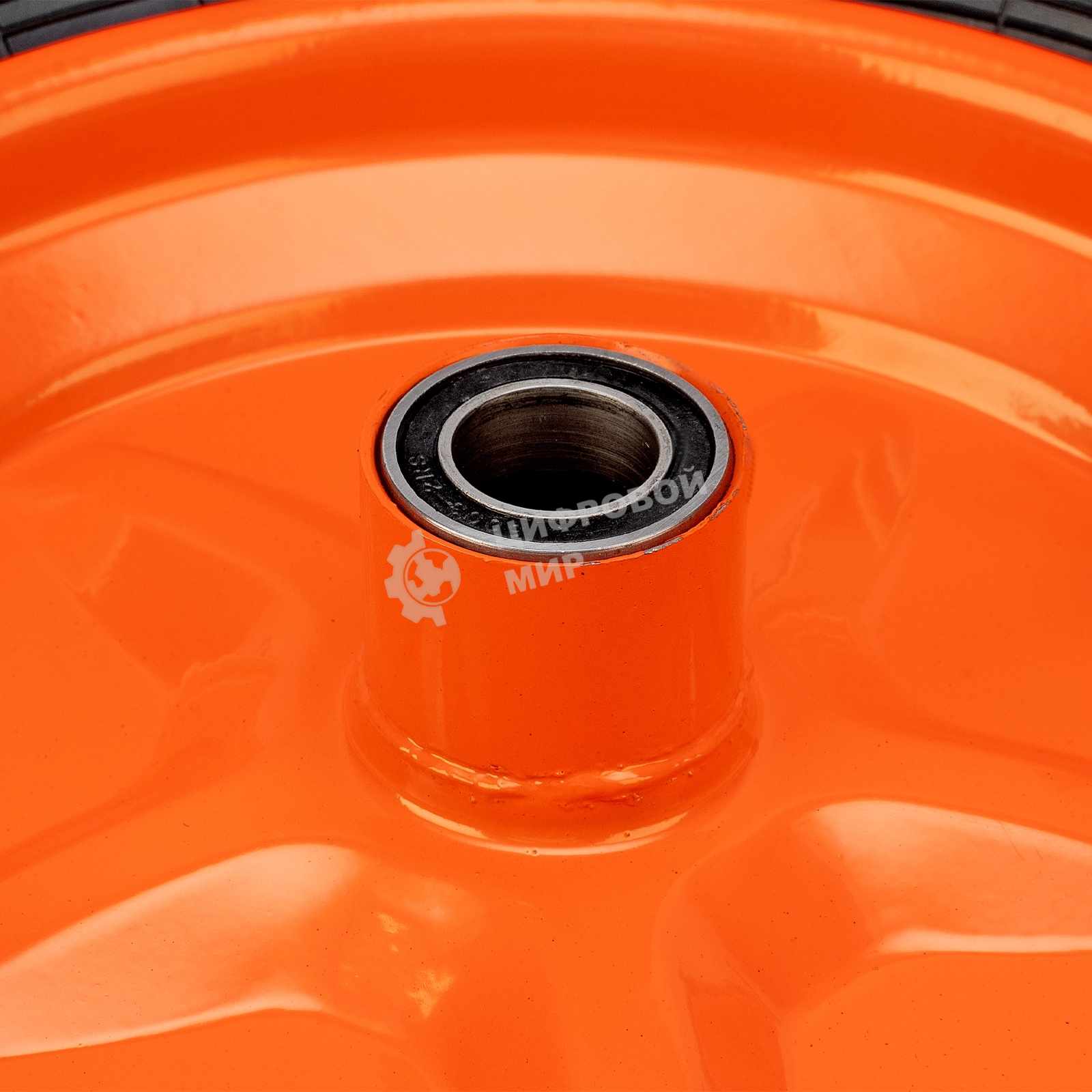 Колесо пневм. Palisad усилен. шина 8PR, 4.00-8 D400мм, подш. внут. диам. 20мм, длина оси 90 мм