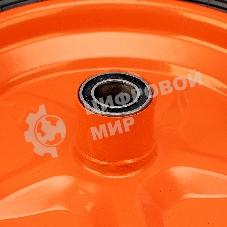 Колесо пневм. Palisad усилен. шина 8PR, 4.00-8 D400мм, подш. внут. диам. 20мм, длина оси 90 мм