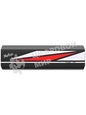 Внешний SSD Netac ZX20L, 512 Gb, USB 3.2 Gen 2x2 Type-C, R/W 2000/1800, черный