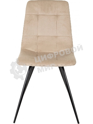Стул для дома Бюрократ CH-K1_4 комплект 4 шт бежевый Holland 06 металл черный на ножках