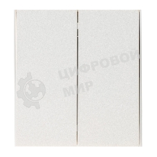 Выключатель Kranz STRONG 2 кл для жалюзи возвратный 10А с/у жемчуг