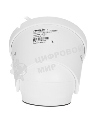 Видеокамера Falcon Eye FE-MHD-DV2-35 Купольная, универсальная 1080 видеокамера 4 в 1 (AHD, TVI, CVI, CVBS) с вариофокальным объективом и функцией 