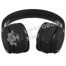 Беспроводные/проводные наушники Hoco W28 JOURNEY черный, накладные, Bluetooth + проводной, складная конструкция, до 10 ч.
