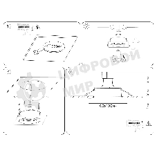 Встраиваемый поворотный точечный светильник Ambrella light TN102758 BK черный IP20 GU5.3 100*100*32