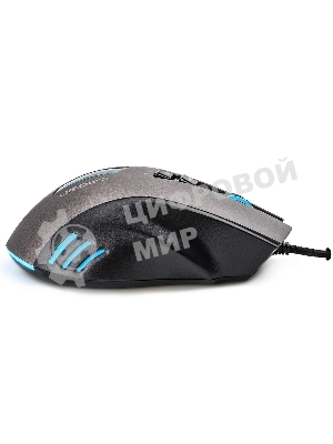 Мышь проводная Crown Gaming CMXG-711 черный, 4000 dpi, USB, кнопки - 8