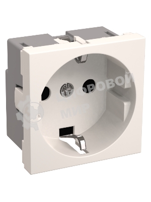 Розетка IEK (CKK-40D-RSZB2-K01-K) РКС-20-30-П-К Розетка с з/к 2к (на 2 модуля) ПРАЙМЕР белая