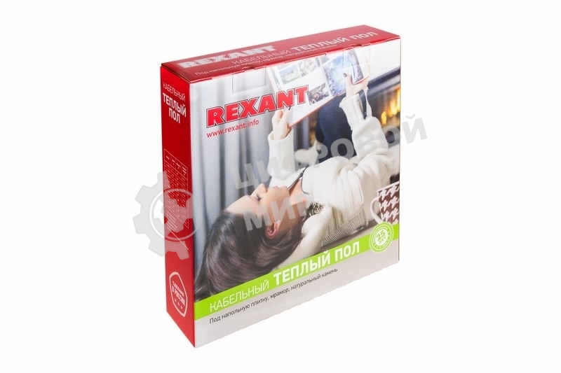 Теплый пол Rexant Slim RNB -95-1000 (1000Вт/95м/S обогрева, м2: 6,0-8,5) (двух жильный)