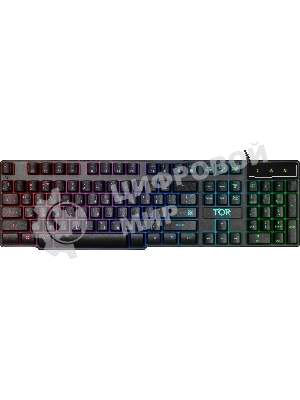 Комплект клавиатура+мышь Defender Tor MHP-127 проводной, USB, 3200 DPI, чёрный