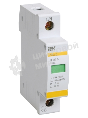 Ограничитель перенапряжения ОПС1-C 1P IEK MOP20-1-C