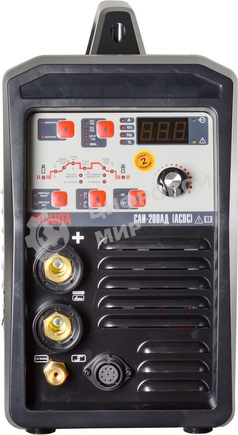 Сварочный аппарат Ресанта САИ-200АД (АС/DC) инвертор ММА DC/TIG