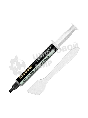 Термопаста ExeGate ETТ-3WMK Standard PLUS (3,2 Вт/(м•К), 3г, шприц с лопаткой)