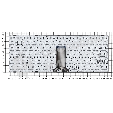 Клавиатура для ноутбука Lenovo Flex 2-14 G40-30 G40-70 черная с черной рамкой без подсветки