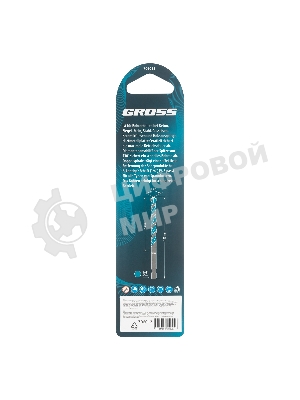 Сверло универсальное Gross Multipurpose PRO, 6-гр. хвостовик, 8мм