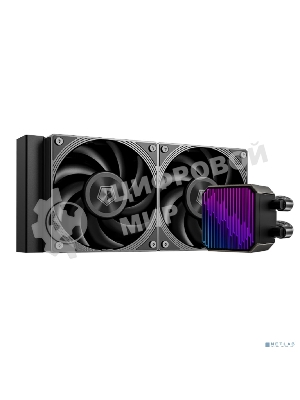 Система жидкостного охлаждения ID-Cooling DX240 MAX ARGb черный 120мм алюминий+медь 2150rpm 32.5db 4-pin 300W
