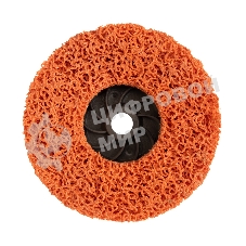 Круг зачистной Kranz коралловый CERAMIC 125xМ14, быстрая установка, адаптер