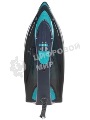 Утюг BRAYER BR4019 голубой/черный, 2400 Вт, 25 г/мин, 140 г/мин, 320 мл