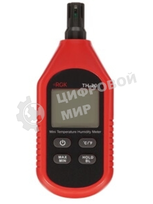 Термогигрометр RGK TH-20 портативный красный/черный (776486)
