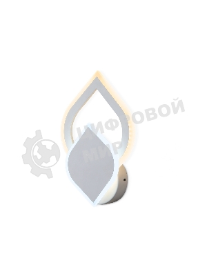 Настенный светодиодный светильник FA566 WH/S белый/песок LED 3000K/6400K 24W 200*200*60