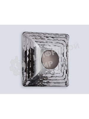 Настенный светодиодный светильник Ambrella light LH31037 GR/SM серый/дымчатый 6W 3000K 150*150*85