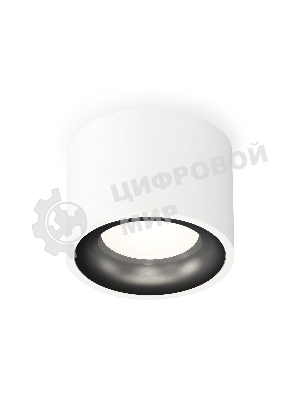Светильник Ambrella Light XS7510021 SWH/PBK белый песок/черный полированный MR16 GU5.3 (C7510, N7011)