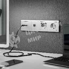Накладка для розетки USB (cеребряный рифленый)