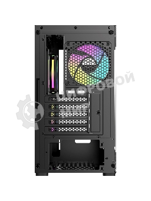 Компьютерный корпус Ocypus Gaммa C52 BK ARGB mATX/win/black/3 ARGB fans/no PSU/Tempered Glass