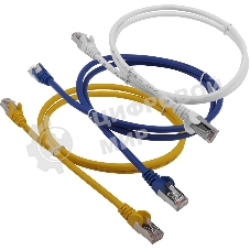 Патч-корд LANMASTER LSZH FTP кат.5e, 1.0 м, красный