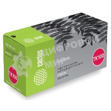 Картридж лазерный Cactus CS-TK100 черный (6000 стр.) для Kyocera Mita KM-1500/1815/1820