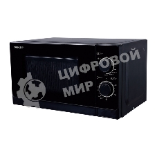 Микроволновая печь Sharp R-6000RK черный, 20 л, 800 Вт, переключатели - поворотный механизм