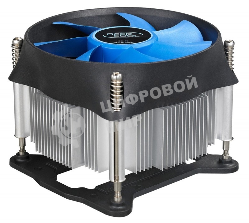 Кулер для процессора DEEPCOOL THETA 31 PWM черный/синий, 92 мм, алюминий/медь, 2400 об/мин, 32.5 дБ, 4 pin, 95 Вт, 60 мм
