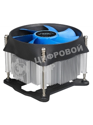 Кулер для процессора DEEPCOOL THETA 31 PWM черный/синий, 92 мм, алюминий/медь, 2400 об/мин, 32.5 дБ, 4 pin, 95 Вт, 60 мм