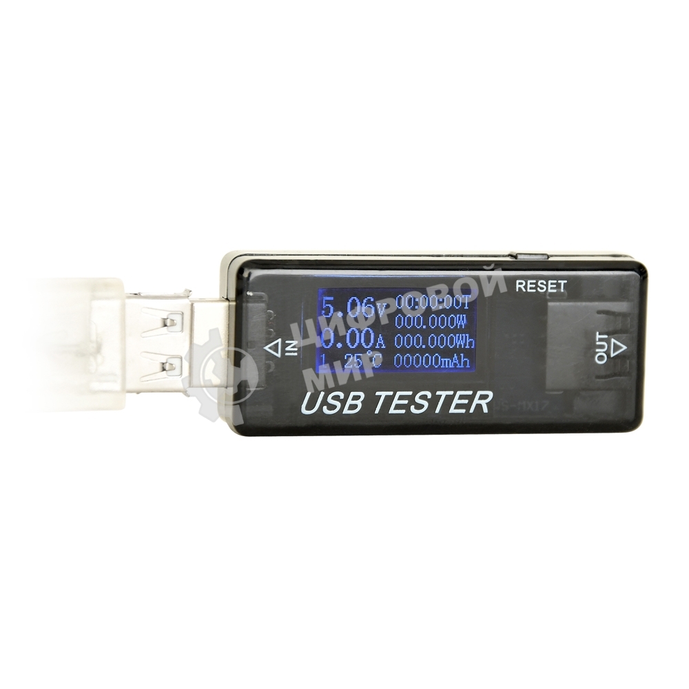 Измеритель мощности USB порта Energenie EG-EMU-03, до 30V/5A, поддержка QC 2.0 и 3.0
