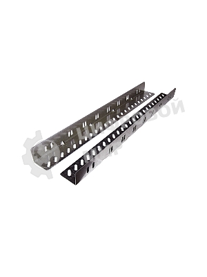 Комплект уголков опорных (направляющие) для напольных шкафов, глубина 450 мм, нагрузка до 50 кг. (УО-45) (2шт.)