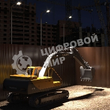 Прожектор светодиодный Gauss Elementary 150W 12800lm 6500К 200-240V IP65 черный LED 1/4