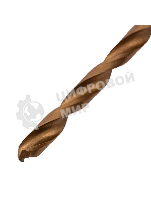 Сверло по металлу Matrix, 4,5 мм, HSS, нитридтитановое покрытие, цилиндрический хвостовик