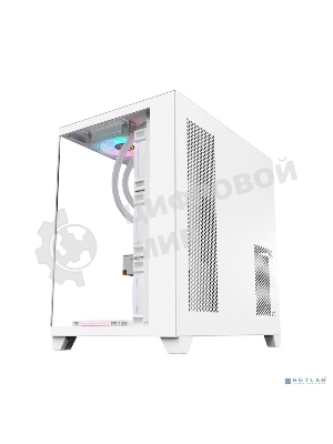 Компьютерный корпус 1STPLAYER MEGAVIEW MV8-TP белый/ATX/MV8-TP-WH