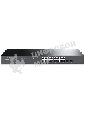 Коммутатор TP-Link Jetstream 16-port gigabit smart switch with 2-gigabit uplink ports