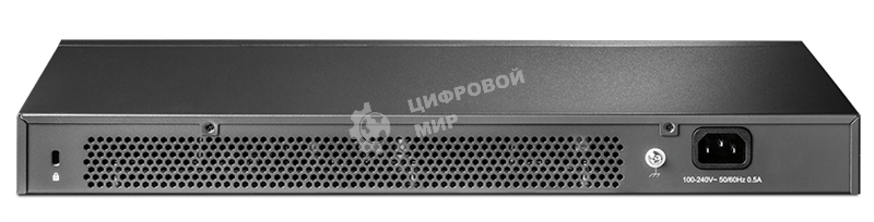 Коммутатор TP-Link JetStream 24-port Pure-Gigabit L2+ Managed Switch, 24 10/100/1000Mbps RJ45, 4*10G SFP+ Slots