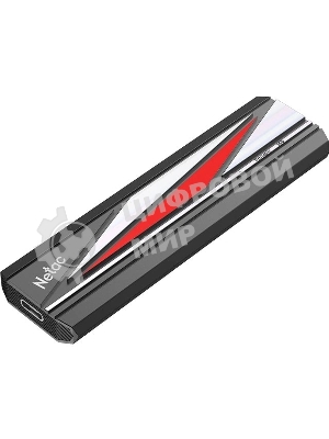 Внешний SSD Netac ZX20L, 512 Gb, USB 3.2 Gen 2x2 Type-C, R/W 2000/1800, черный