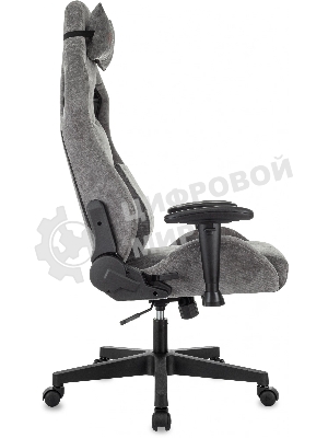 Кресло Zombie Ghost Fabric серый, ткань, 120 кг, механизм качания