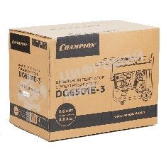 Электрогенератор дизельный Champion DG6501E-3, 6.6 кВт, 82 дБ, 103 кг