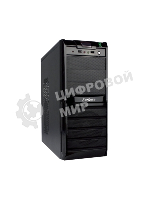 Компьютерный корпус ExeGate EX278400RUS Miditower ExeGate XP-329S Black, ATX, (XP600, Black,120мм), 2хUSB, Audio