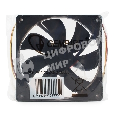 Вентилятор для корпуса Gembird черный, 120 мм, 2000 об/мин, 38 дБ, 3 pin