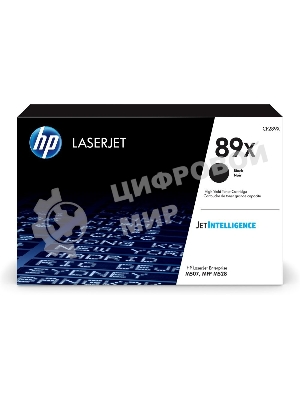 Картридж лазерный HP CF289X черный для HP LJ M507/MFP M528 (10000 стр.)