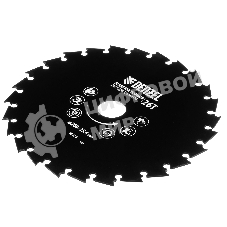 Диск для триммера Denzel c долотообразной формой зуба, 200 х 25,4 мм, 26 зубов