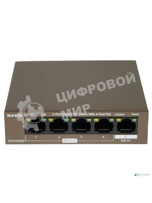 Коммутатор Tenda TEG1105PD